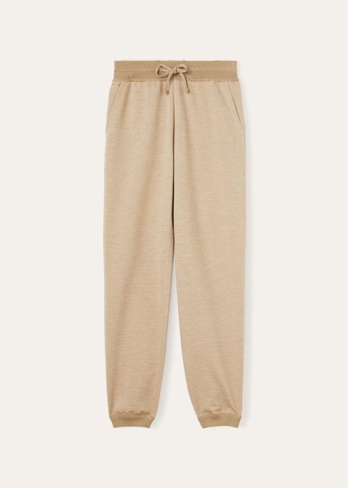 Loro Piana o1srvl11e0425 FAO0404 Cocooning Pant in Beige Size 28" / US 6 / IT 42 - 1 Thumbnail
