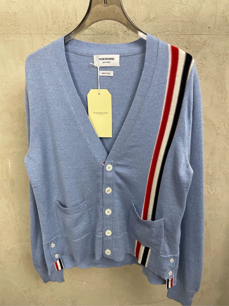 Thom Browne Thom Browne Wool cardigan sweater Size US S / EU 44-46 / 1 - 3 Thumbnail