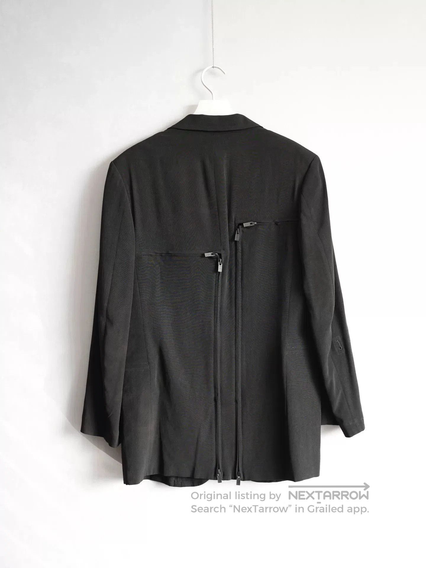 Yohji Yamamoto Yohji Yamamoto Zipper Deconstructed Jacket. Size US M / EU 48-50 / 2 - 2 Thumbnail