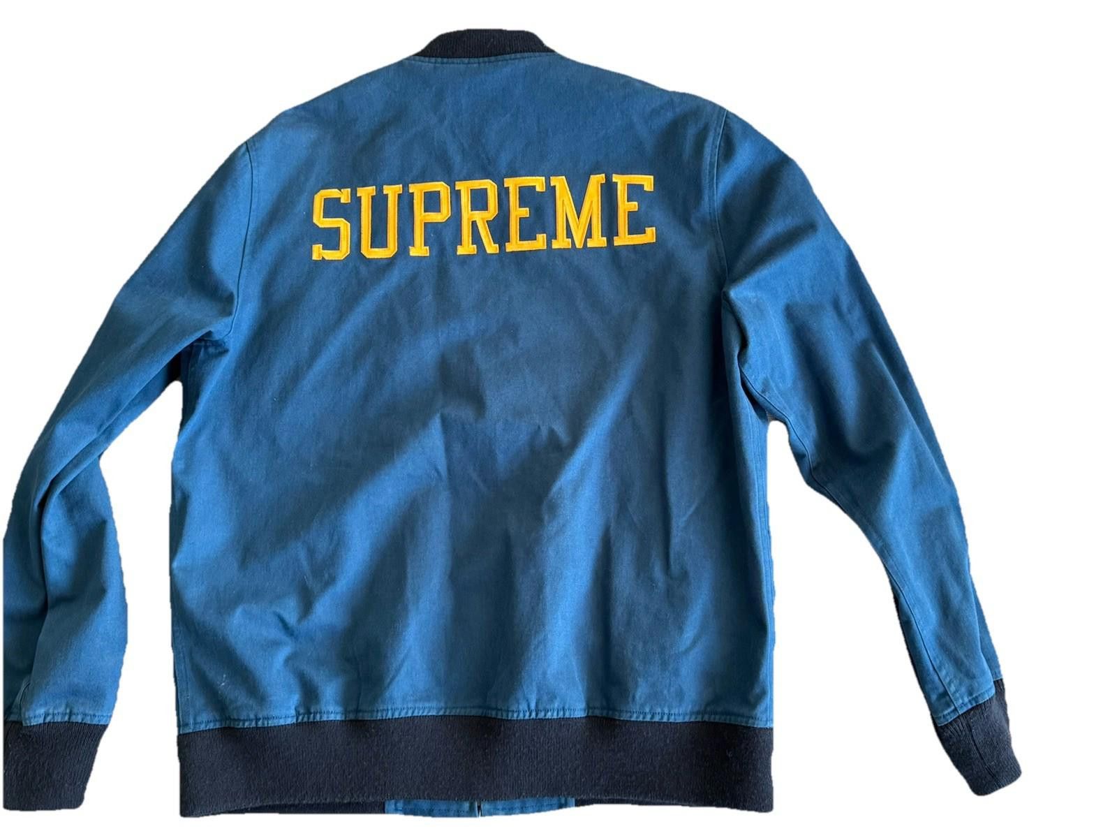 Supreme Supreme SS13 Size L Cadet Varsity Red Letterman Jacket Blue Size US L / EU 52-54 / 3 - 2 Thumbnail