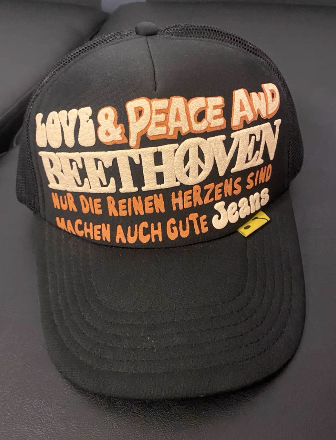Kapital Kapital Kountry Love & Peace Beethoven Trucker Hat Size ONE SIZE - 1 Thumbnail