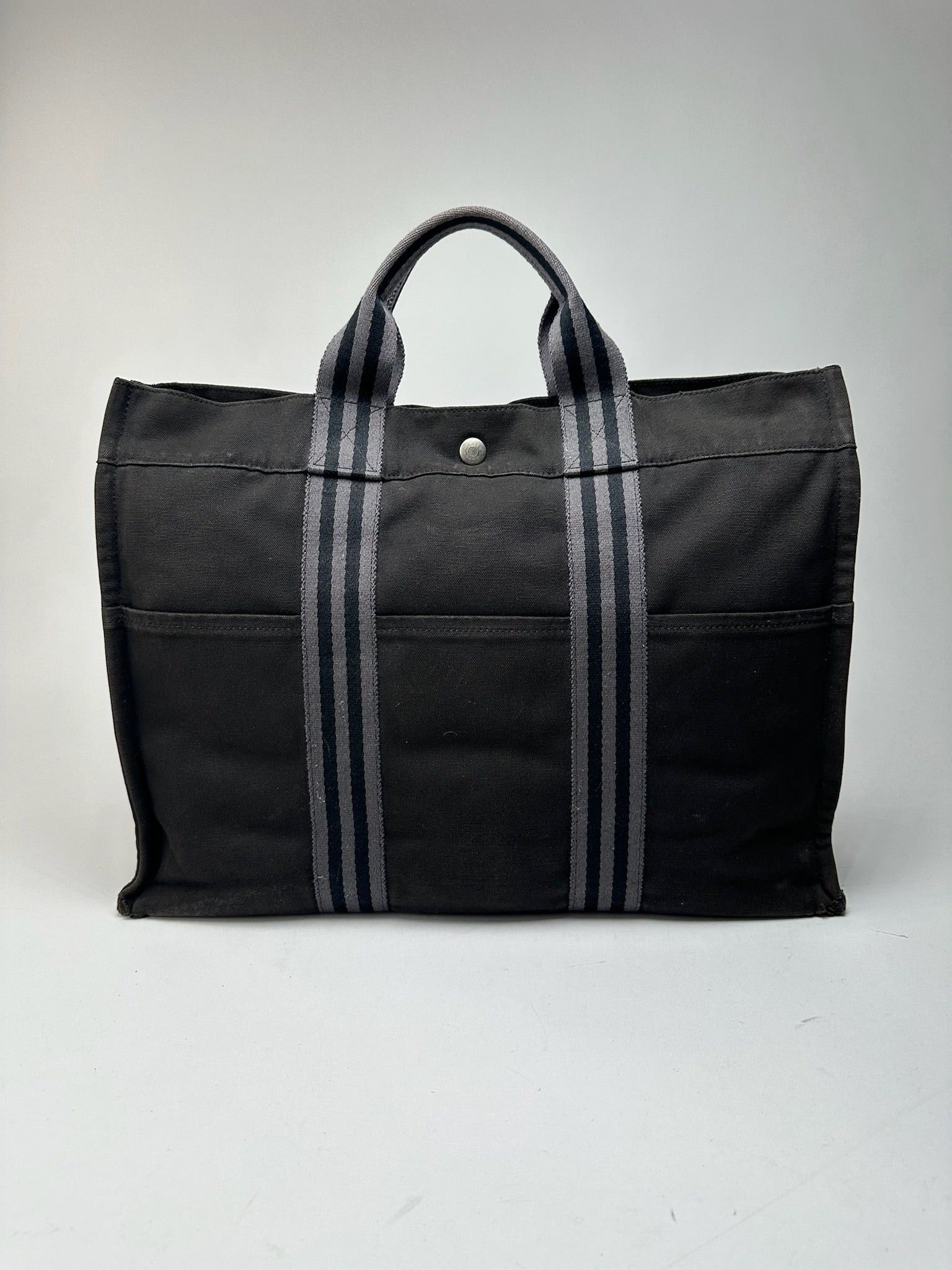 Other Vintage Hermes Shopper bag black Size ONE SIZE - 1 Thumbnail