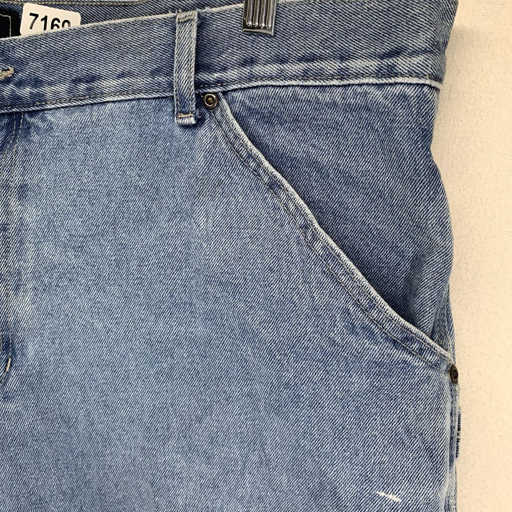 Route 66 VINTAGE Route 66 Mens Shorts Baggy 90s Denim High Rise 42 Blue Cotton Casual Travel Wear Size US 42 / EU 58 - 5 Thumbnail