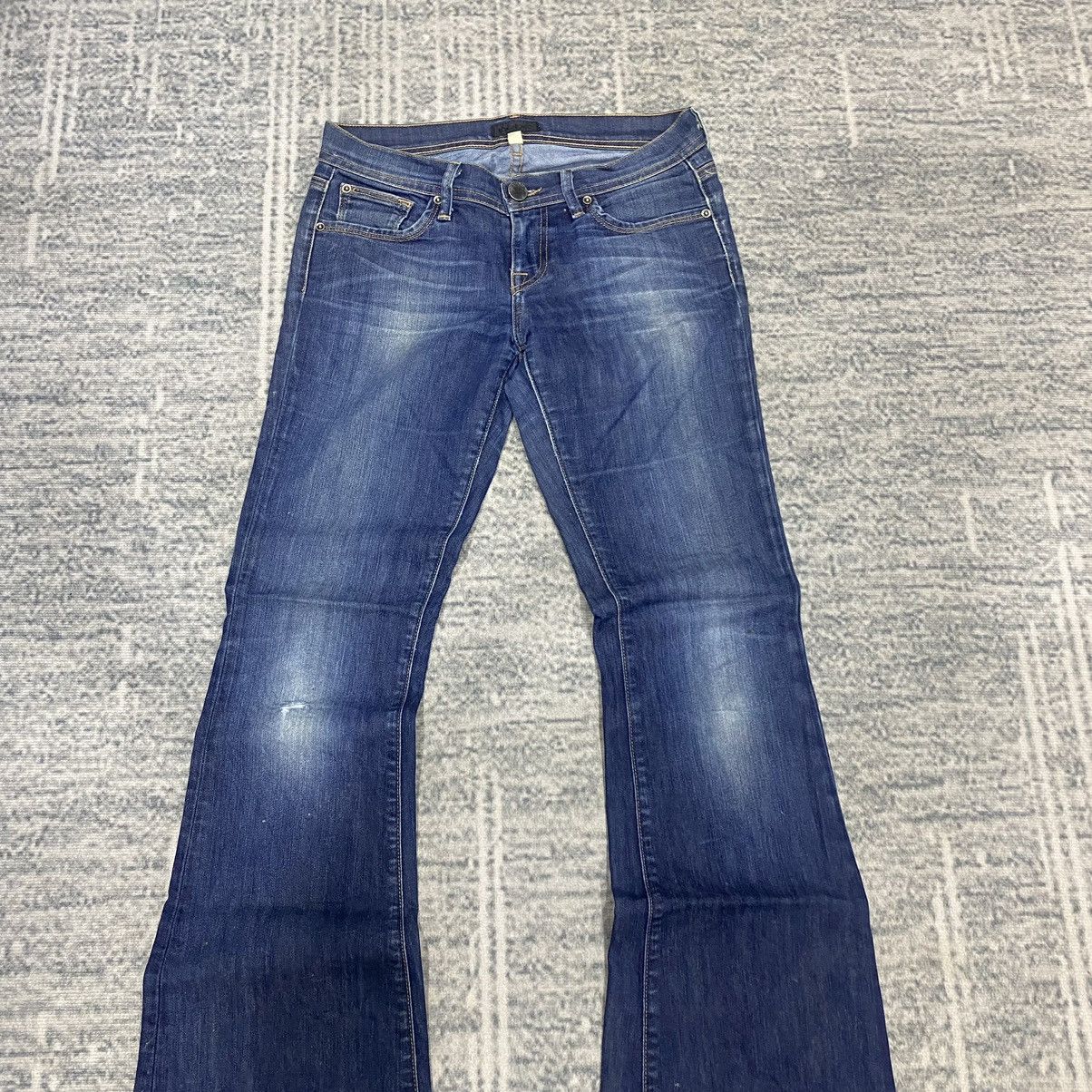 Hysteric Glamour × Japanese Brand × Le Grande Bleu (L.G.B.) Flare☠️ Bebe Bootcut Jeans USA Washed Vintage Designer Size US 29 - 4 Thumbnail