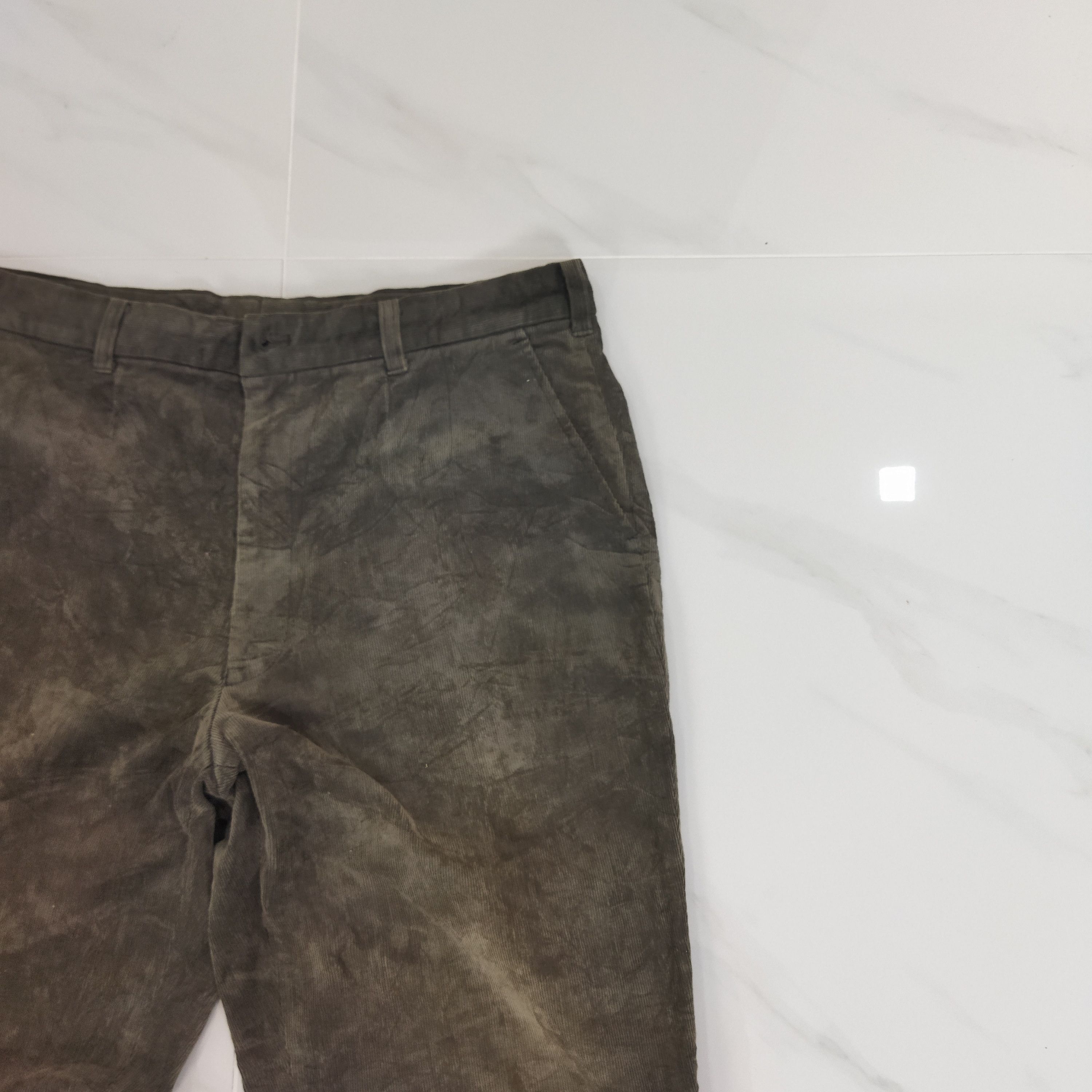 Japanese Brand PENTHOUSE CORDUROI FADED GREEN PANTS Size US 36 / EU 52 - 5 Thumbnail