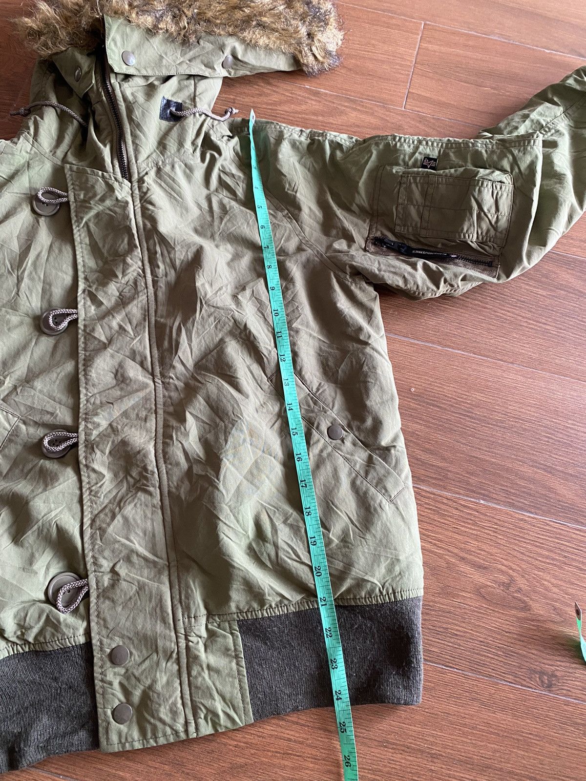 Alpha Industries × Vintage Vintage Alpha Industries Faux Fur N2b Bomber Jacket Size US M / EU 48-50 / 2 - 19 Thumbnail