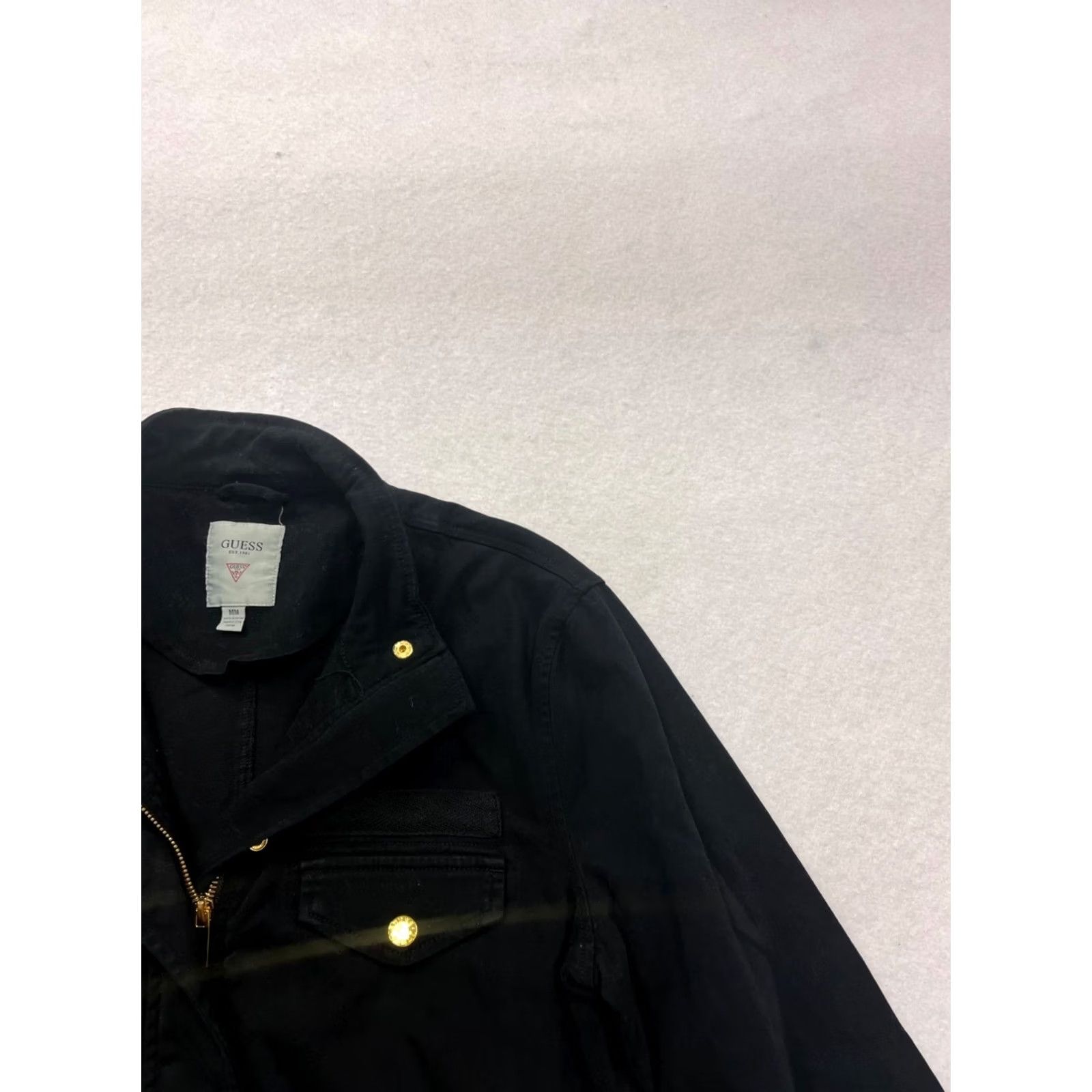 Guess Guess Jacket Womens M Black Military #379A Size Size M / US 6-8 / IT 42-44 - 7 Thumbnail