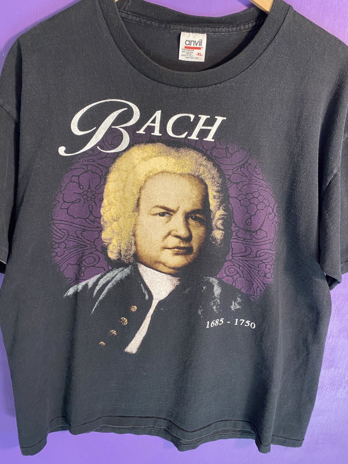 Other Vintage 90s BACH classical music memorial tee Size US XL / EU 56 / 4 - 3 Thumbnail