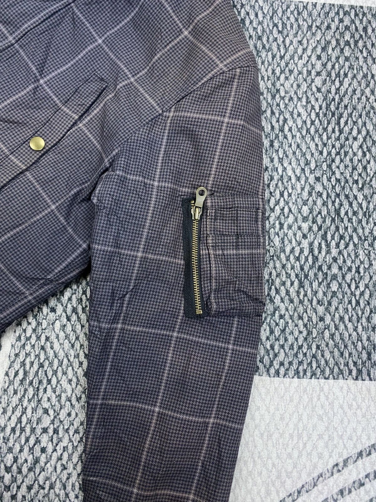 Boycott Vintage Boycott Grey Plaid Fullzip Hooded Jacket Size US M / EU 48-50 / 2 - 10 Thumbnail