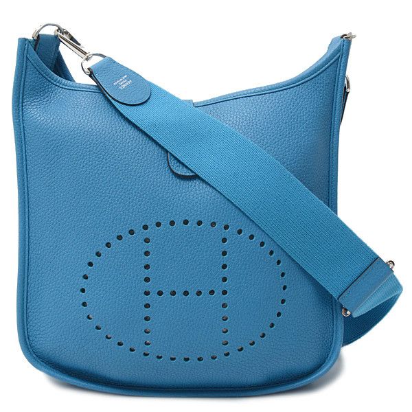 Hermes Hermes Hermes Evelyne 3 PM Clemence Leather Shoulder Bag Leather Crossbody Bag 73365 in Great Condition Size ONE SIZE - 1 Thumbnail
