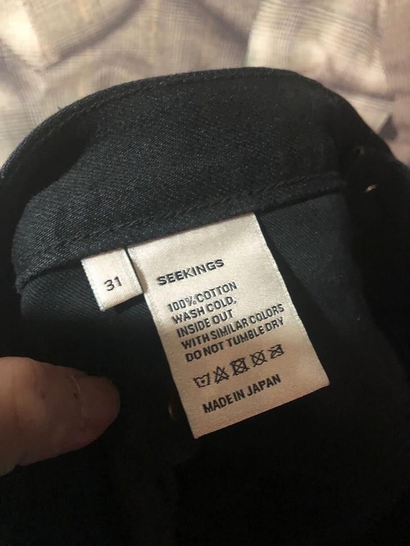 Seekings SEEKINGS Plain Denim Pants Black 31 Size US 30 / EU 46 - 5 Thumbnail