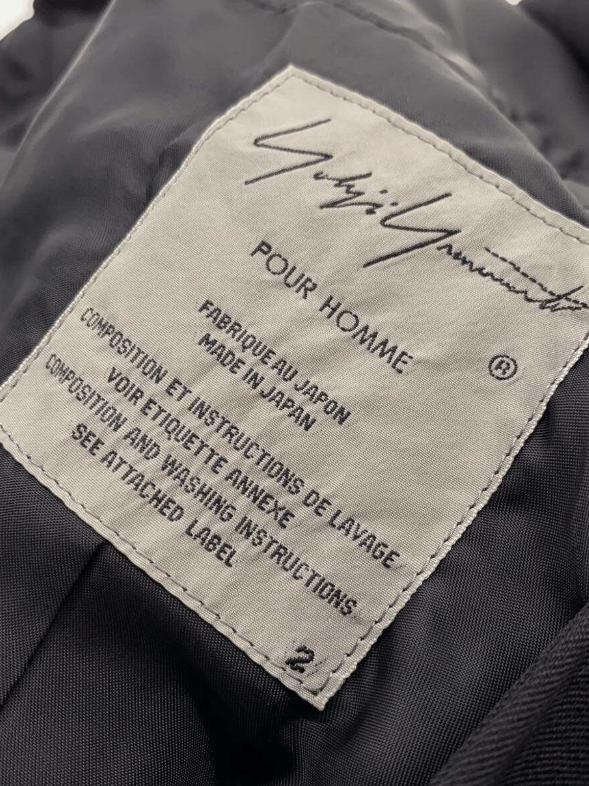 Yohji Yamamoto Yohji Yamamoto Pour Homme 19AW - 3B Variant Tailored Jacket Size US XL / EU 56 / 4 - 6 Thumbnail