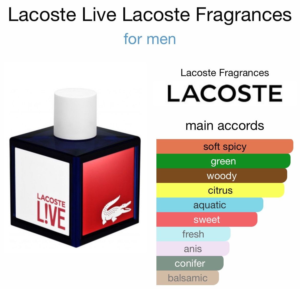 Lacoste Lacoste Live EDT 3.3 Oz Size ONE SIZE - 1 Thumbnail