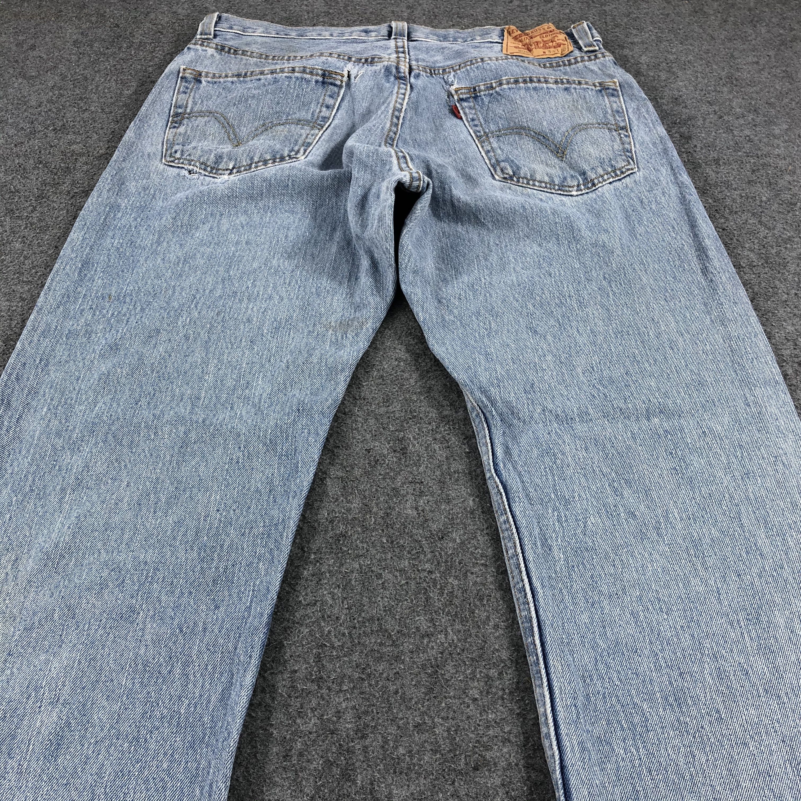 Levi's × Vintage Light Wash Vintage Levis 505 Jeans-JM1049 Size US 35 - 4 Thumbnail