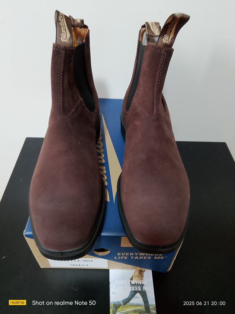 Blundstone Blundstone Chelsea - Dress Brown Waxed #2021# Tg:43 Tg:43. Size US 9.5 / EU 42-43 - 3 Thumbnail