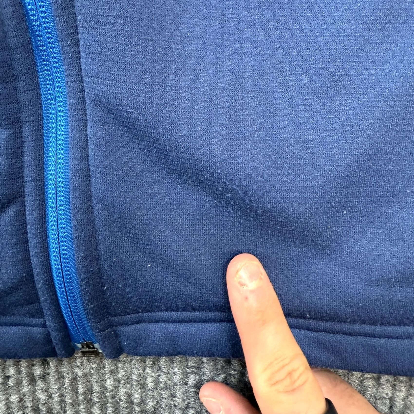 Vintage L.L. Bean Jacket Mens Large Blue Pro Stretch Full Zip Fleece Windbreaker Casual Travel Chore Size US L / EU 52-54 / 3 - 3 Thumbnail