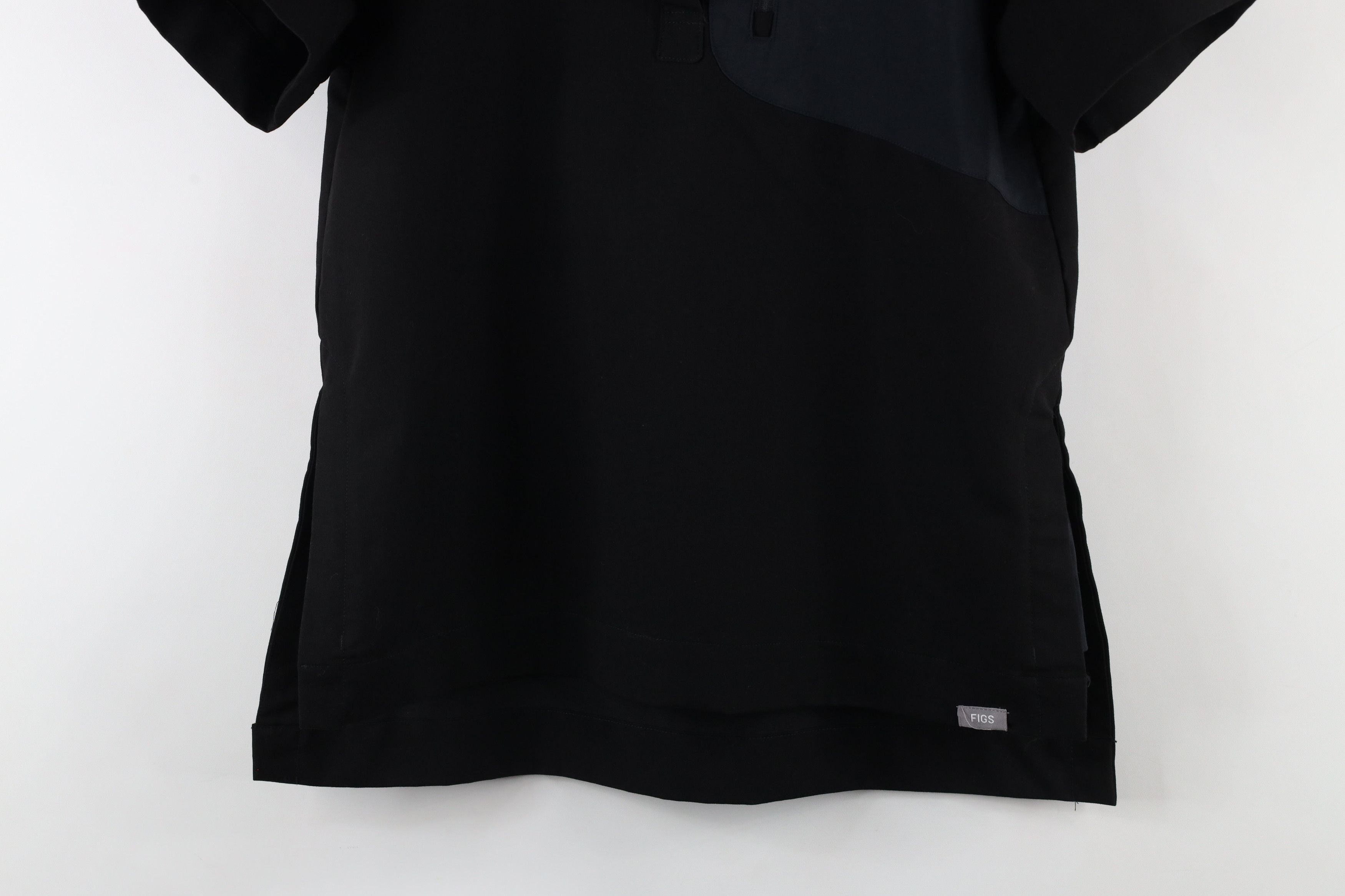 Vintage Figs Technical Collection Half Zip Mock Neck Scrubs T-Shirt Size XS / US 0-2 / IT 36-38 - 3 Thumbnail