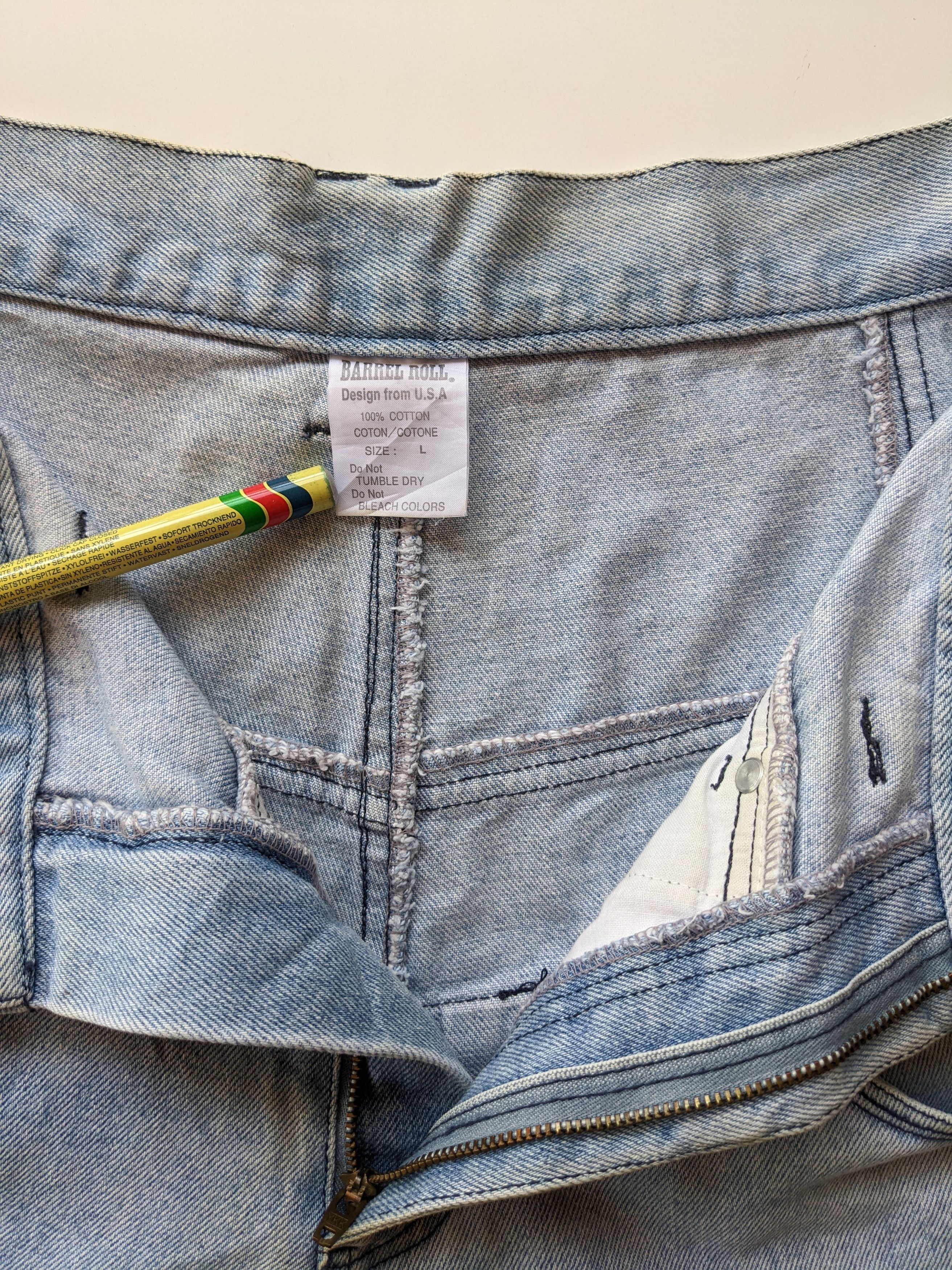Fubu × JNCO × Vintage Vintage Barrel Roll baggy like jnco flamehead Size US 30 / EU 46 - 7 Thumbnail