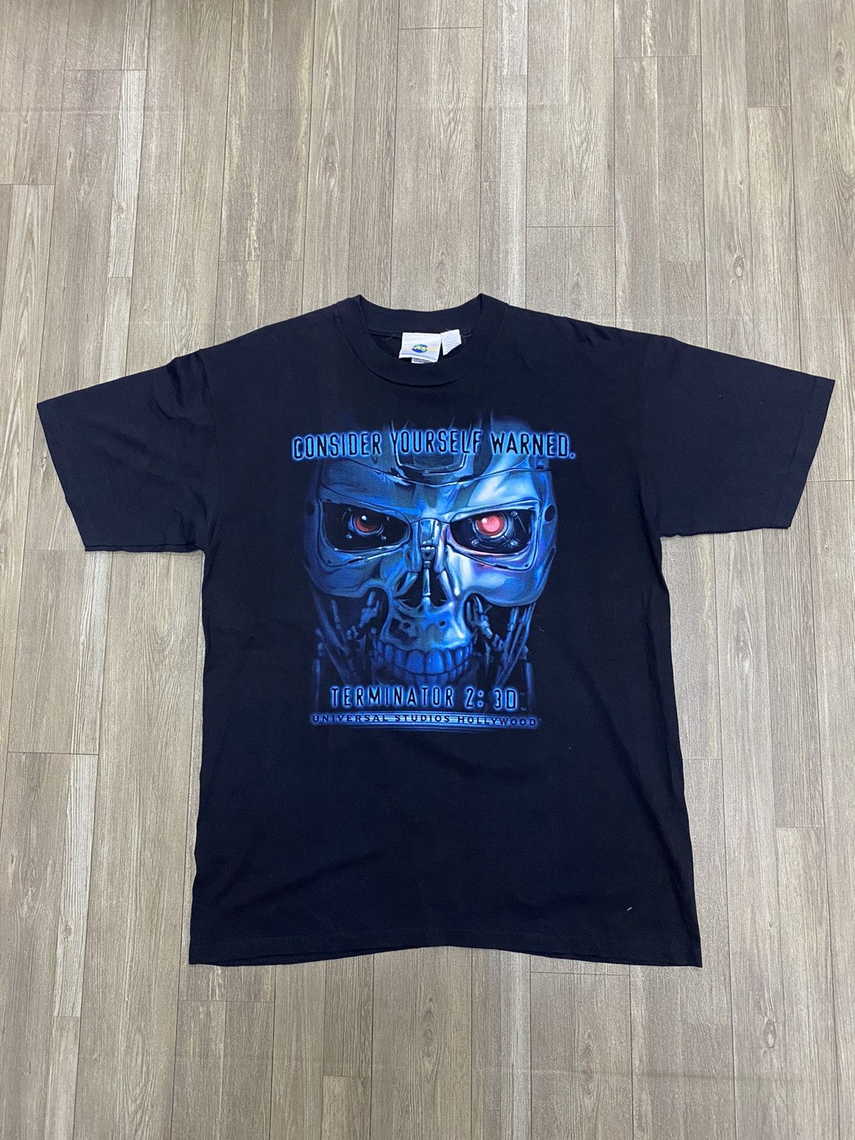 Vintage Vintage Terminator 3D Movie Graphic T Shirt Size US XL / EU 56 / 4 - 1 Thumbnail