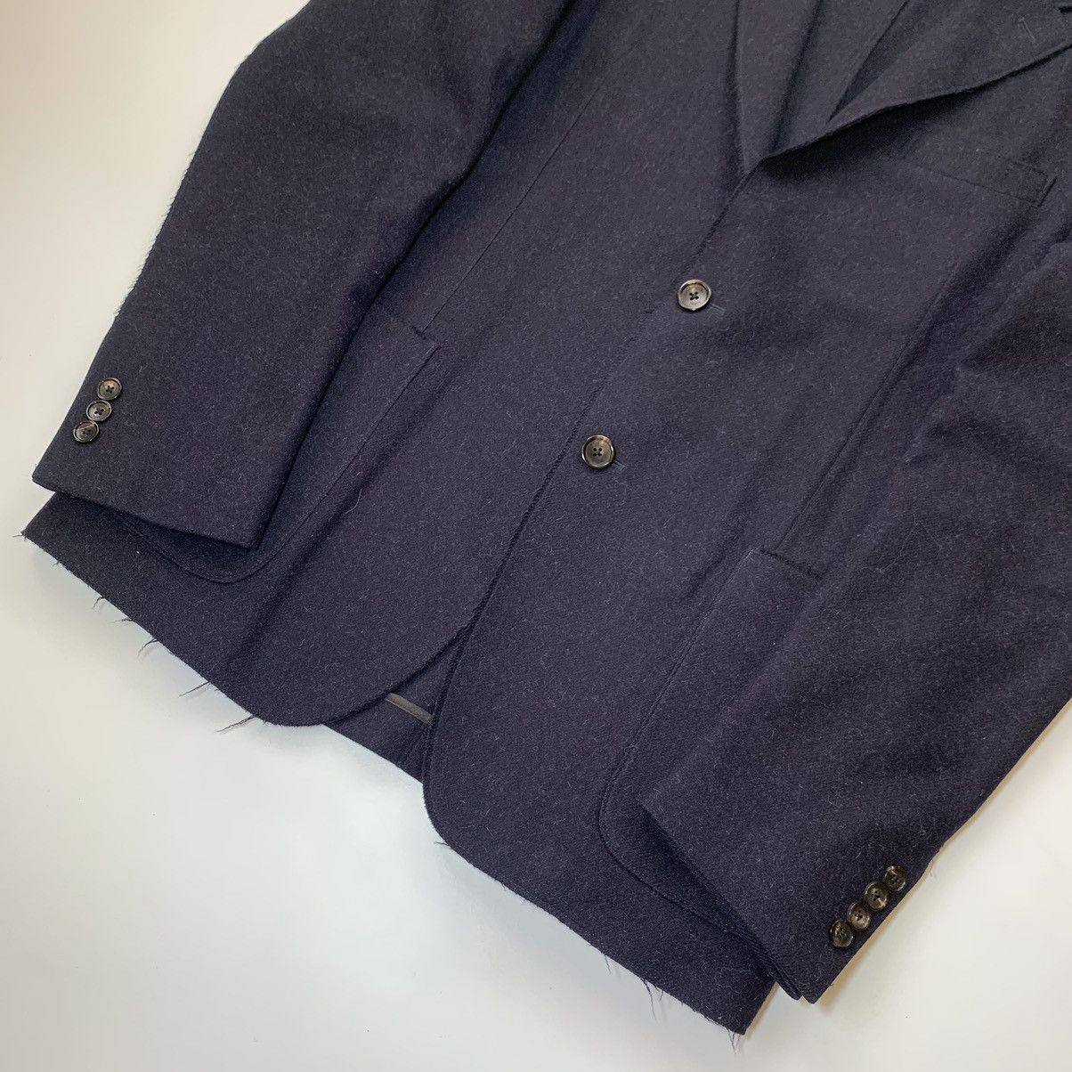 Ermenegildo Zegna Ermenegildo Zegna Trofeo Tweed Blazer Lana Wool Size 52L - 4 Thumbnail