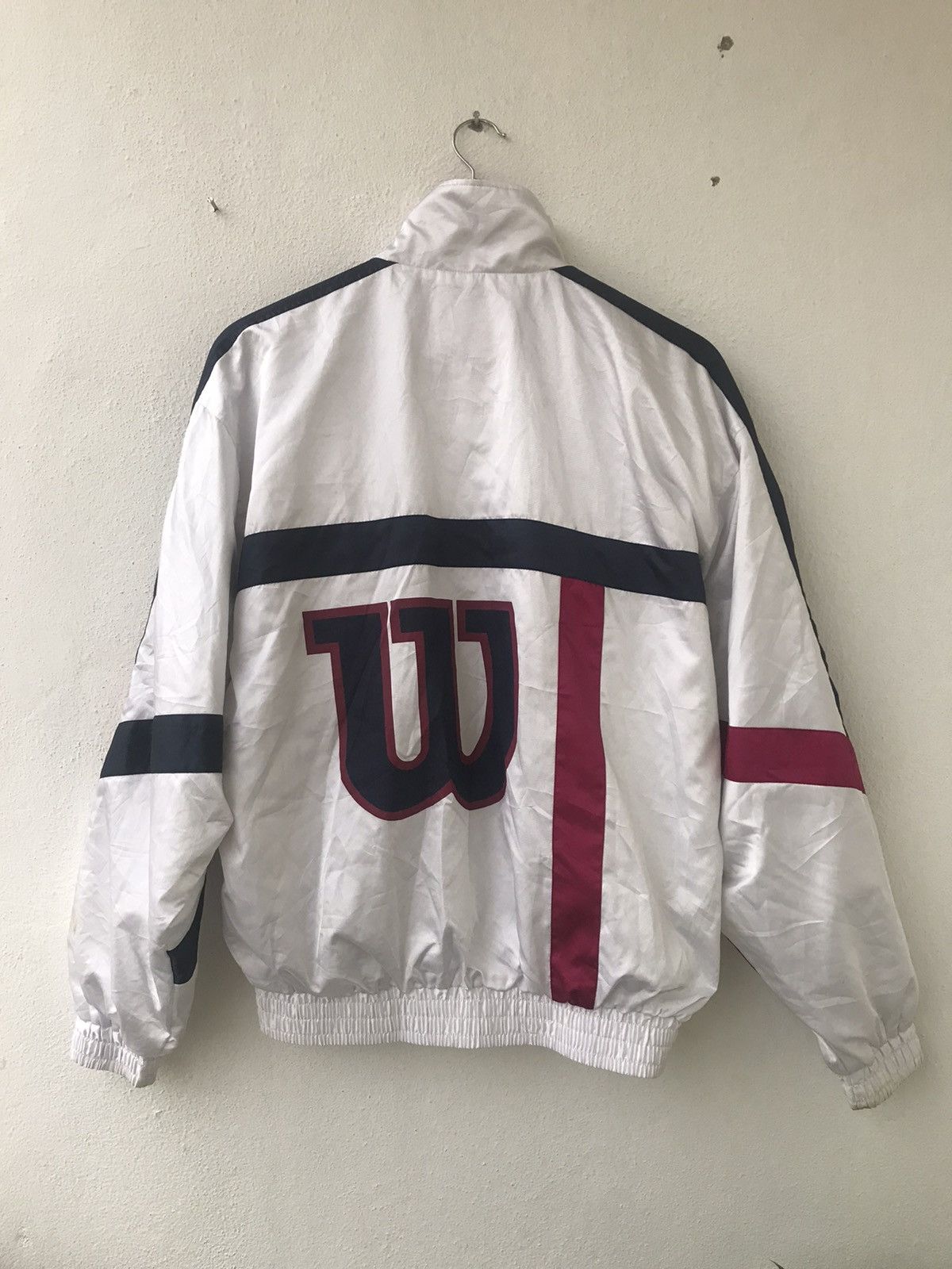 Vintage 90s Wilson Big logo spell out Sweater Baggy Style