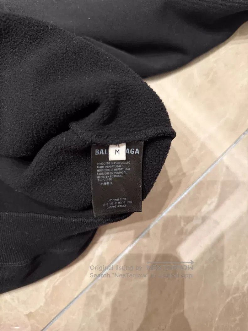 Balenciaga Balenciaga Black Hoodie Size US M / EU 48-50 / 2 - 5 Thumbnail