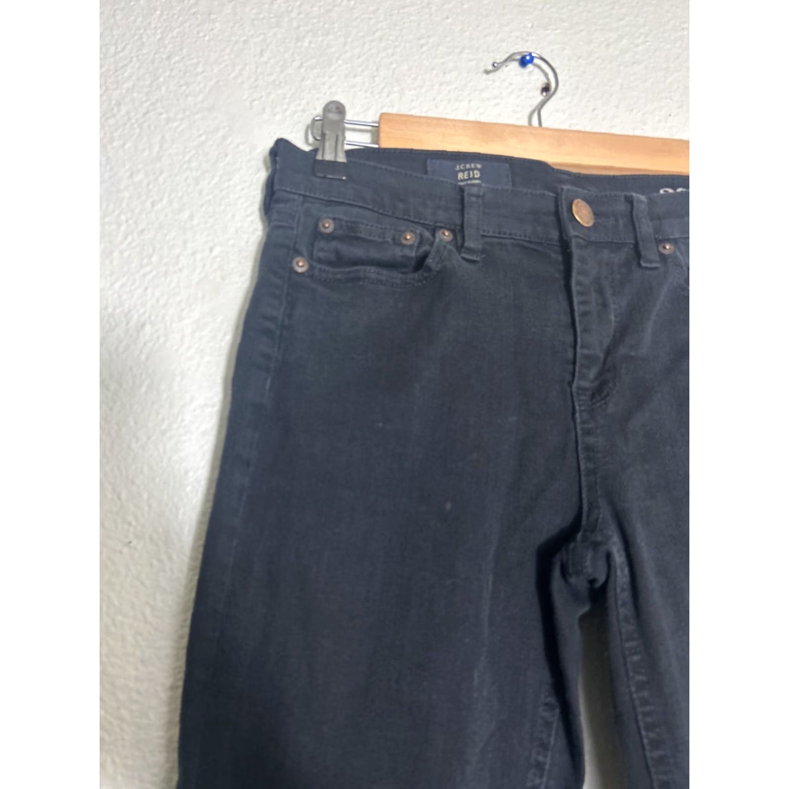 J.Crew J.CREW Reid Pants Black Womens Petite 28 Chino 30x28 Size 28" / US 6 / IT 42 - 5 Thumbnail