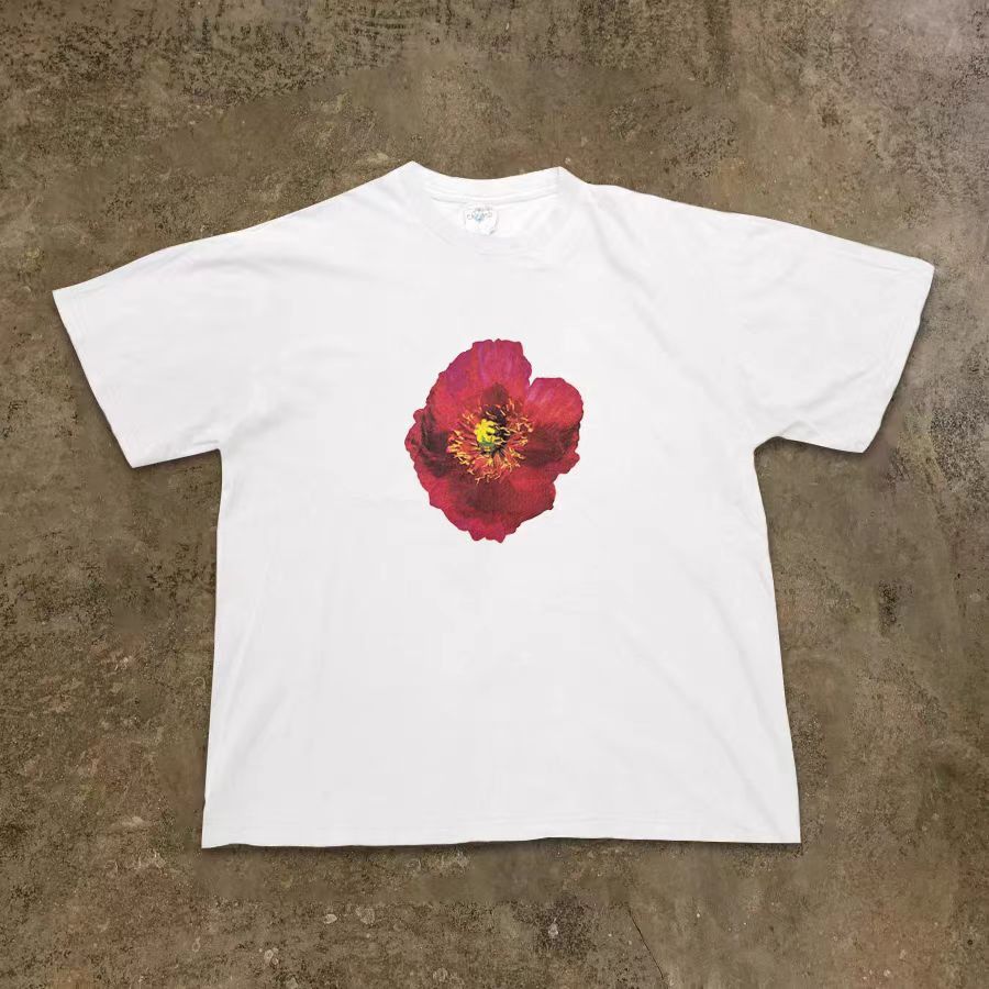 Vintage Street washed retro floral pattern loose t-shirt Size US M / EU 48-50 / 2 - 1 Thumbnail