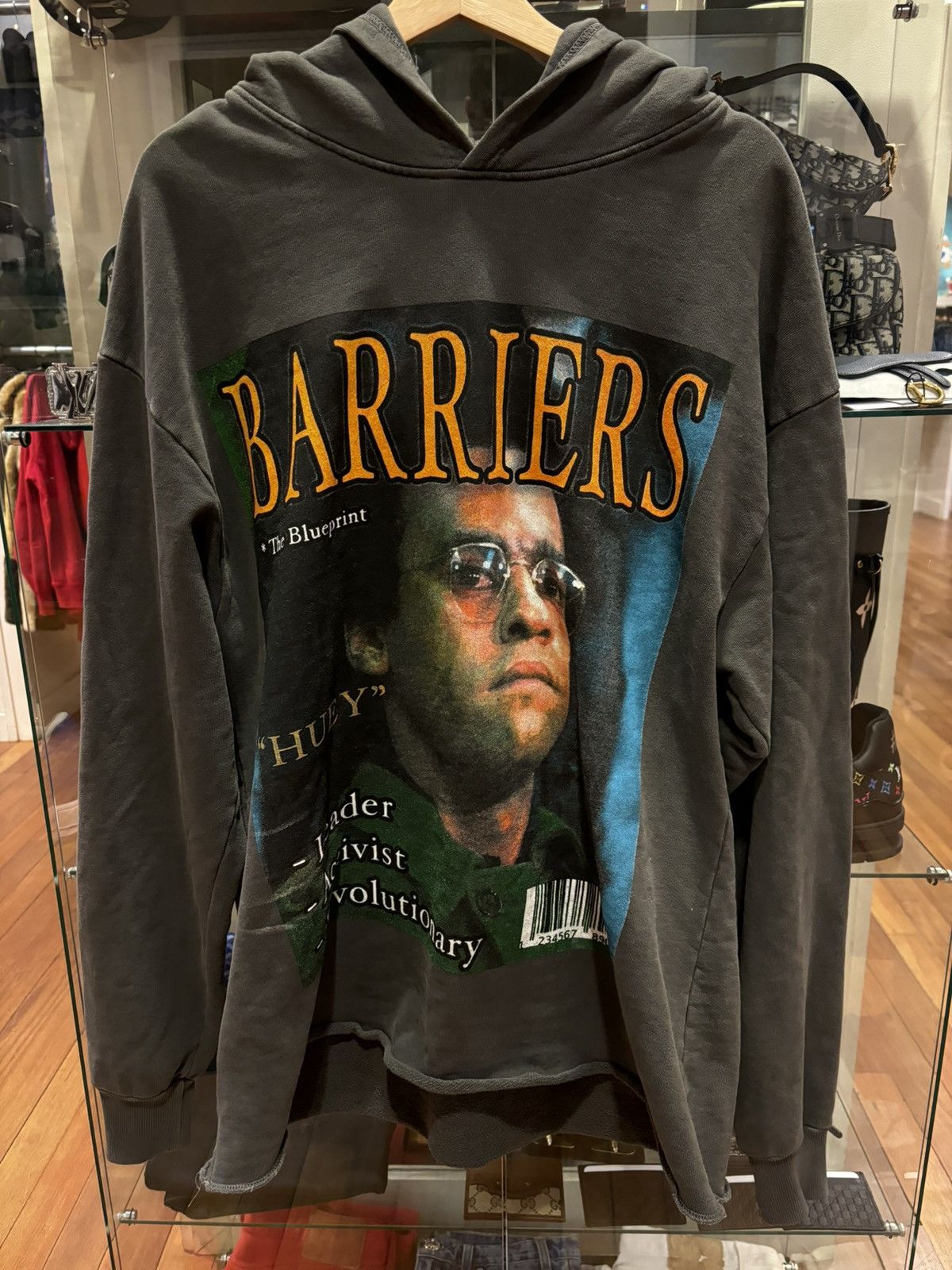 Barriers Barriers Huey Newton Hoodie | Grailed