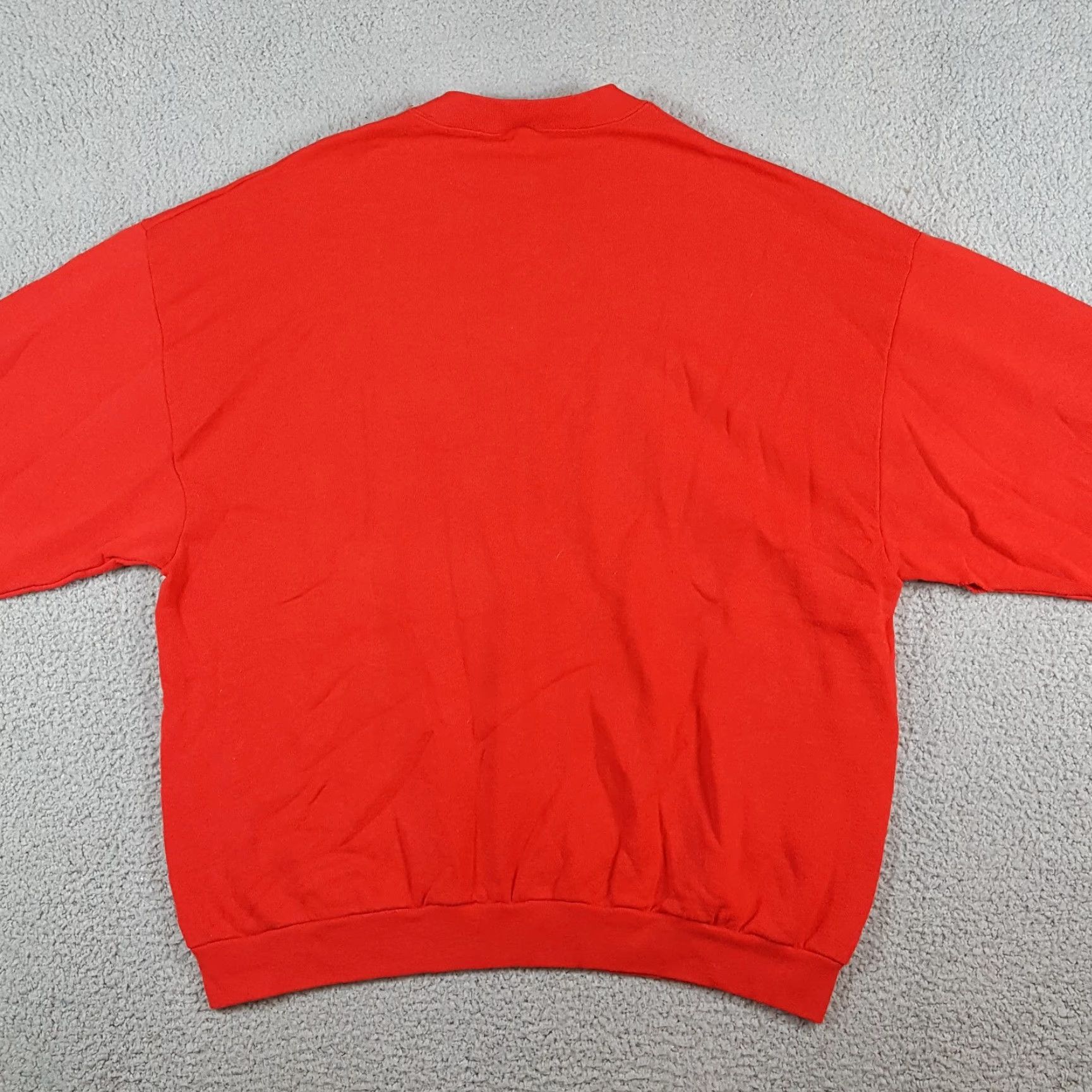 Delta VINTAGE Jesus Is The Reason Christmas Delta Sweatshirt Pullover Crewneck Men 2XL Red 90s Christmas University USA Retro Sports Graphic Print Size US XXL / EU 58 / 5 - 7 Thumbnail