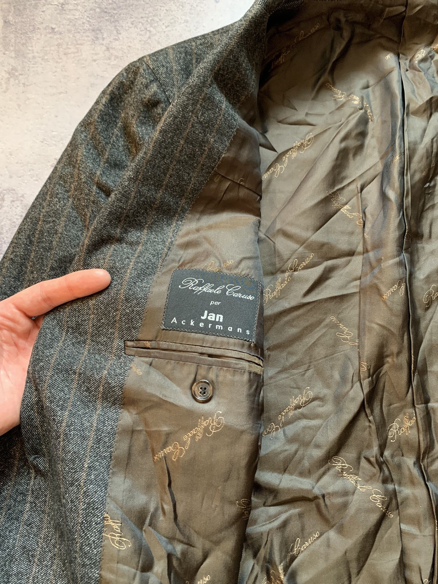 Other Raffaele Caruso per Jan Ackermans Blazer Jacket Size 54R - 4 Thumbnail