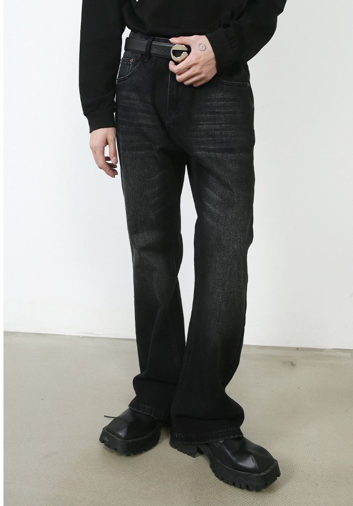 Japanese Brand × Jean Men's retro washed straight bootcut jeans Size US 32 / EU 48 - 1 Thumbnail