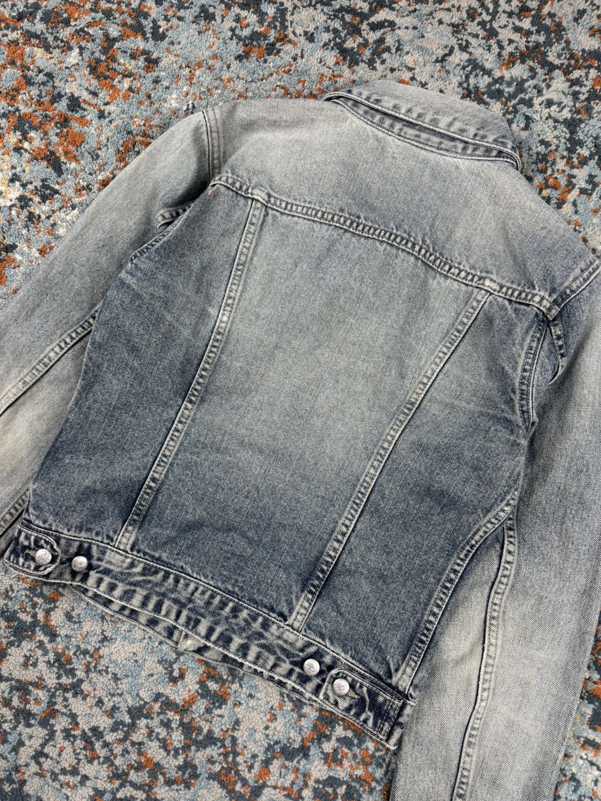 Diesel × Vintage Vintage Y2K Diesel washed denim katana jacket cropped fit Size M / US 6-8 / IT 42-44 - 6 Thumbnail