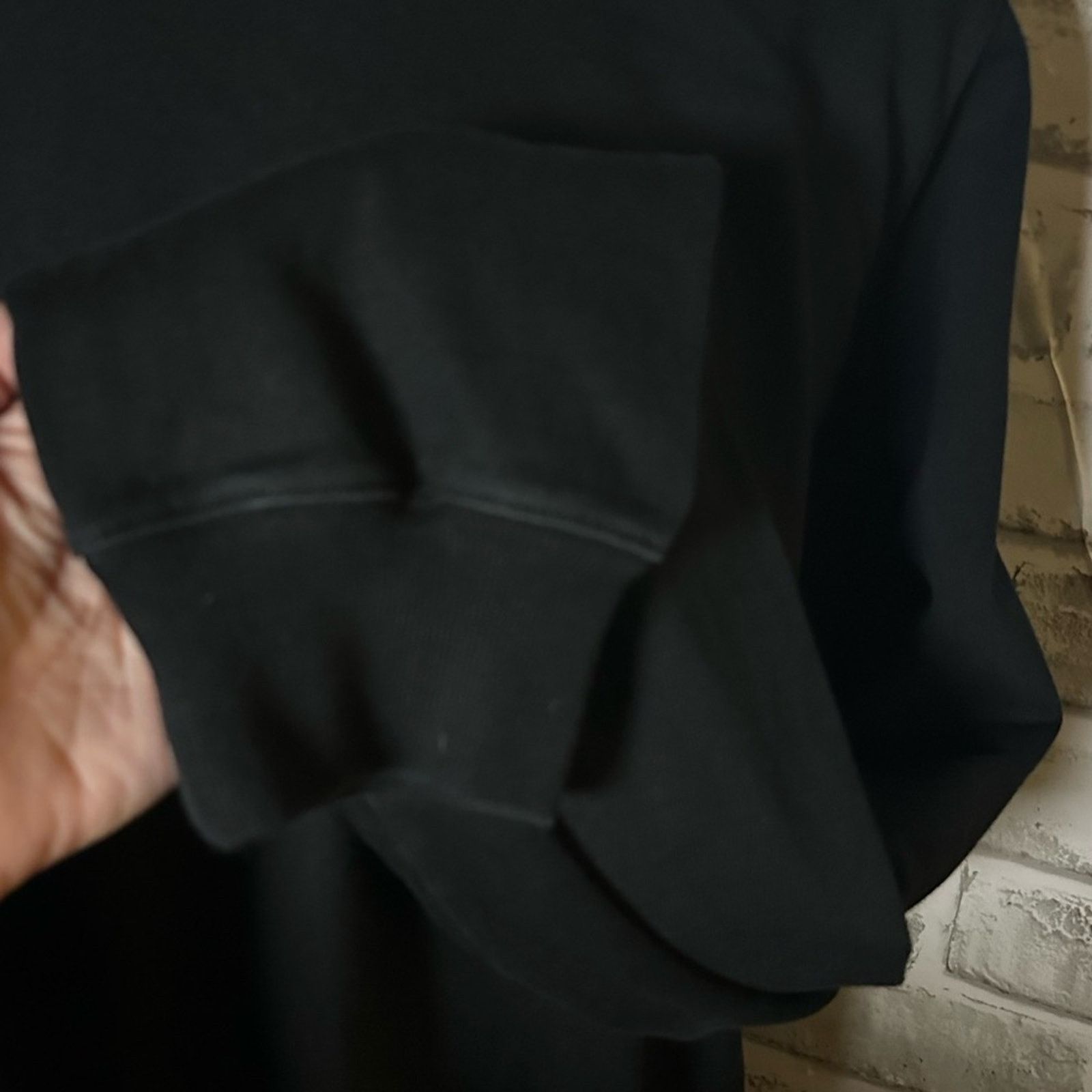 Rick Owens rare Babel SS19 Embroidered Sweatshirt size L Black Cotton Size US L / EU 52-54 / 3 - 10 Thumbnail