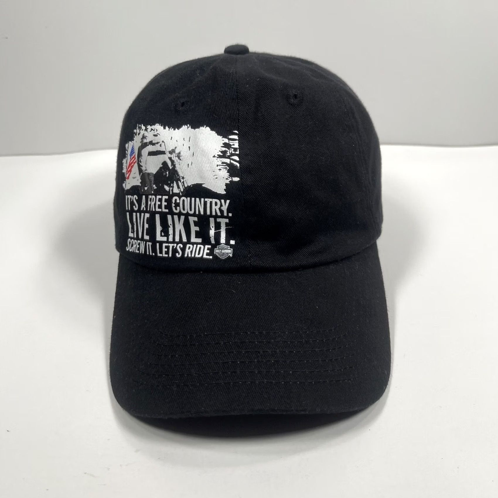 Harley Davidson Harley Davidson Hat Adult Black Adjustable StrapBack Baseball Cap Mens StrapBack Classic Logo Size ONE SIZE - 2 Thumbnail