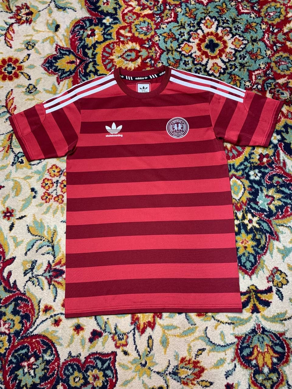 Adidas Adidas Skateboarding Estado Dorado Red Soccer Jersey Size US XS / EU 42 / 0 - 1 Thumbnail