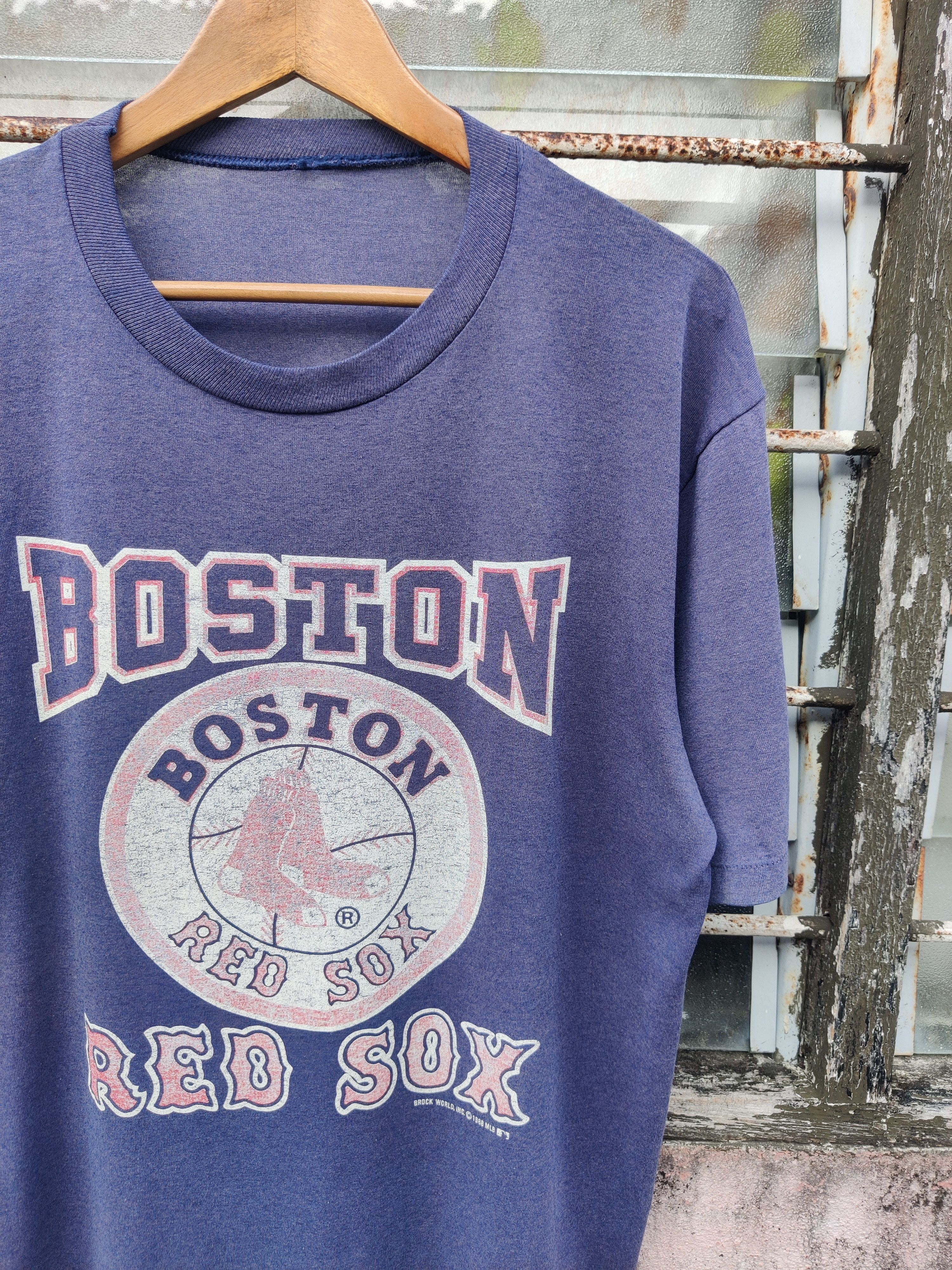 MLB Vintage 80's Boston Red Sox MLB Promo Shirt Size US L / EU 52-54 / 3 - 3 Thumbnail
