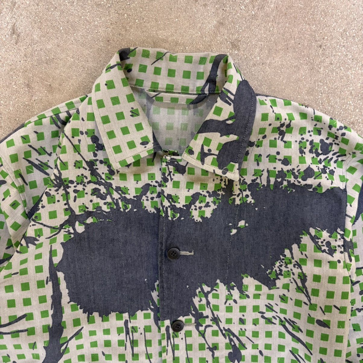 Pleats Please Issey Miyake Issey miyake homme plisse checkered splatter jacket Size US M / EU 48-50 / 2 - 3 Thumbnail