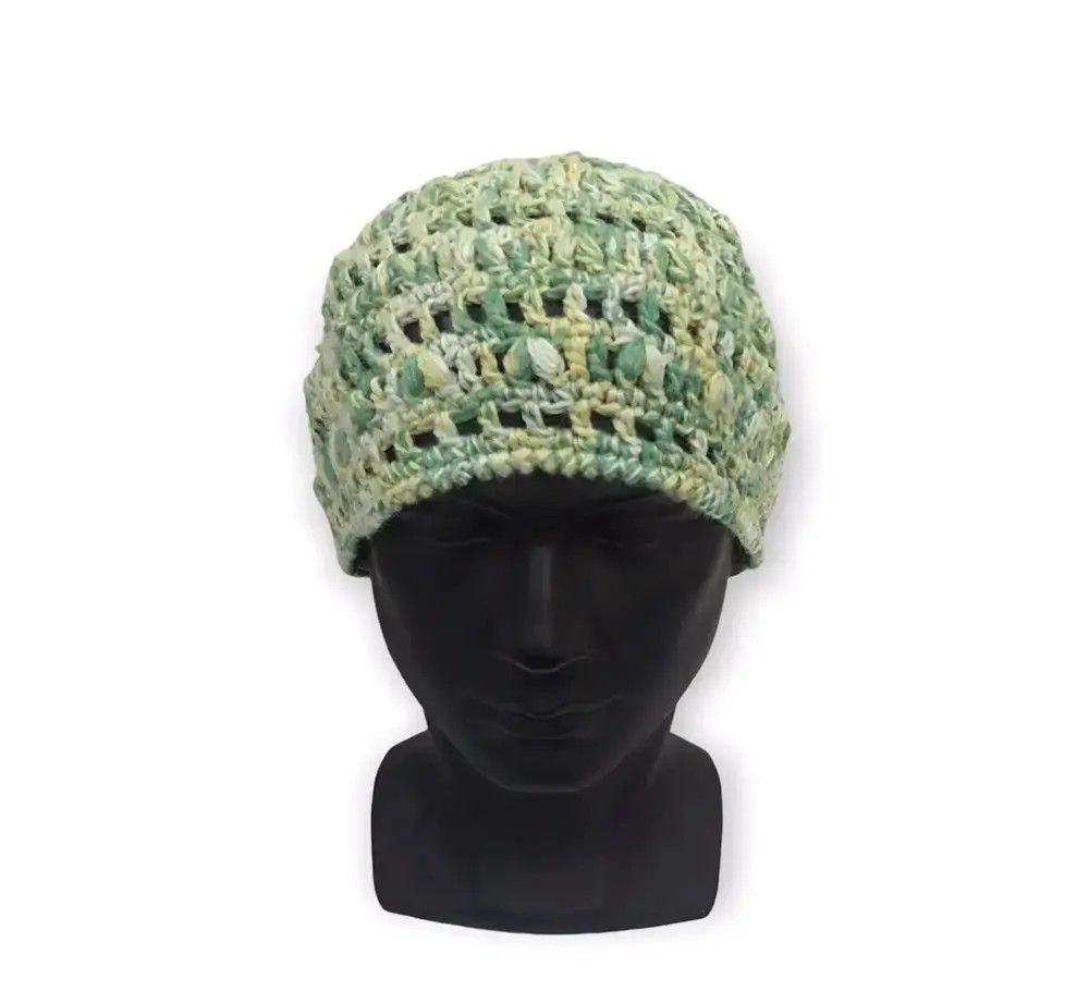 Japanese Brand Japanese Brand Crochet Knit Beanie Hat Size ONE SIZE - 2 Thumbnail