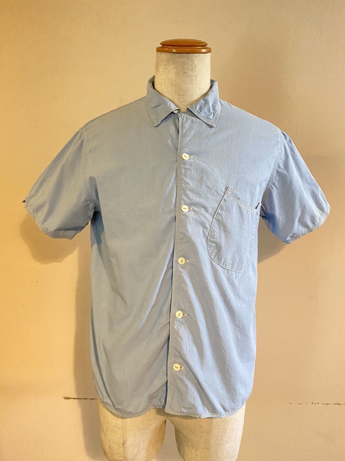 Kapital KAPITAL short-sleeves blue shirt Size US M / EU 48-50 / 2 - 3 Thumbnail