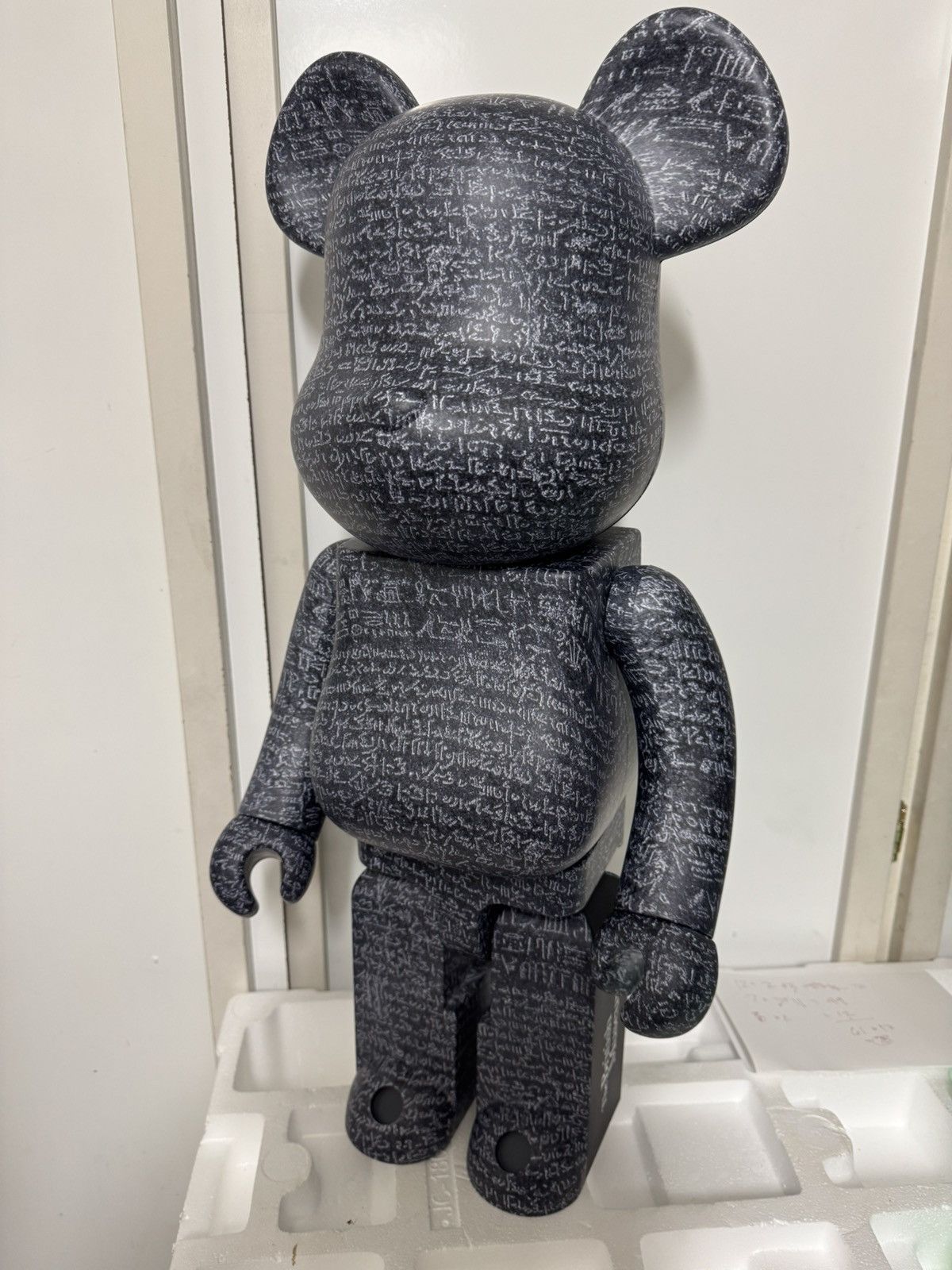 Medicom Toy Bearbrick 1000% British Museum Rosetta Stone Figure No Box Size ONE SIZE - 3 Thumbnail