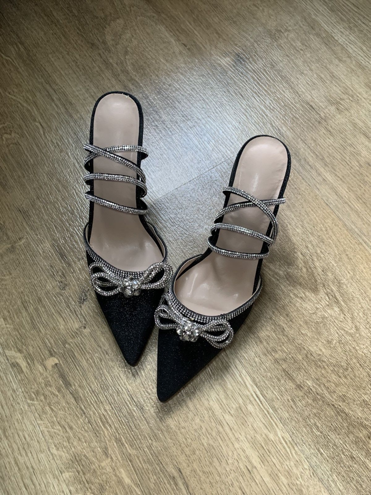 Other Crystal high heels, size 41, 11 cm heel Size US 10 / IT 40 - 1 Thumbnail