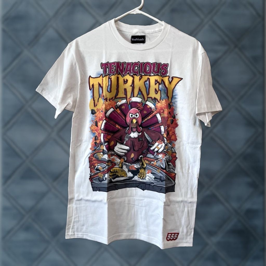 Vintage VeeFriends T-Shirt Mens Turkey Ivory Medium Limited Edition 65 / 555 Collection Retro Size US M / EU 48-50 / 2 - 1 Thumbnail