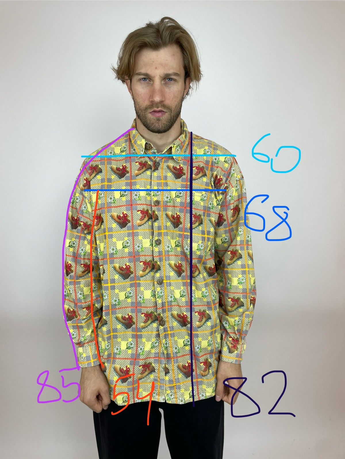 Japanese Brand × Vintage Key West Plaid shirt long sleeve Vintage Mens size Large Size US L / EU 52-54 / 3 - 14 Thumbnail