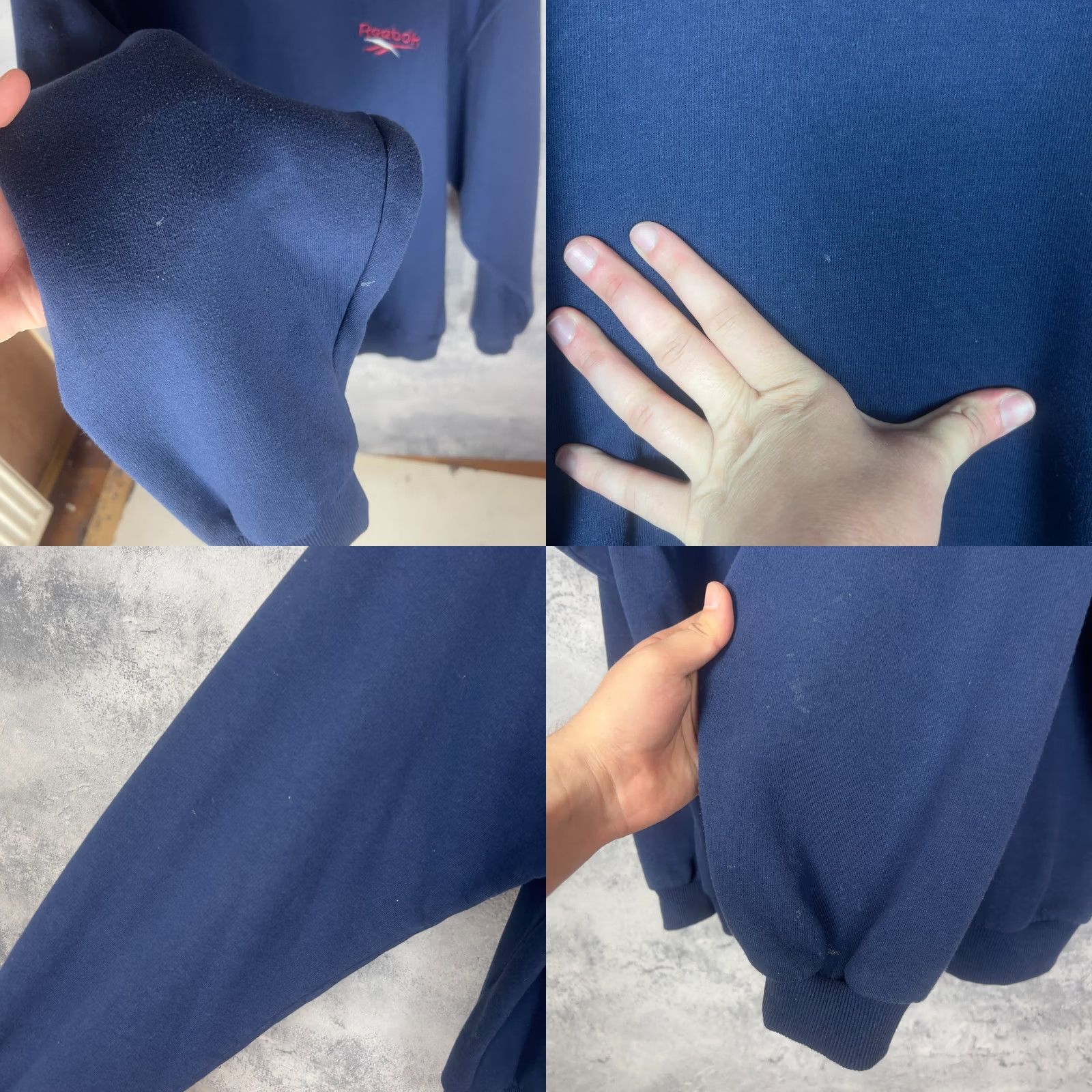 Reebok VINTAGE Reebok Sweatshirt Navy Blue Pullover Embroidered Logo M Men’s Retro Size US M / EU 48-50 / 2 - 8 Thumbnail