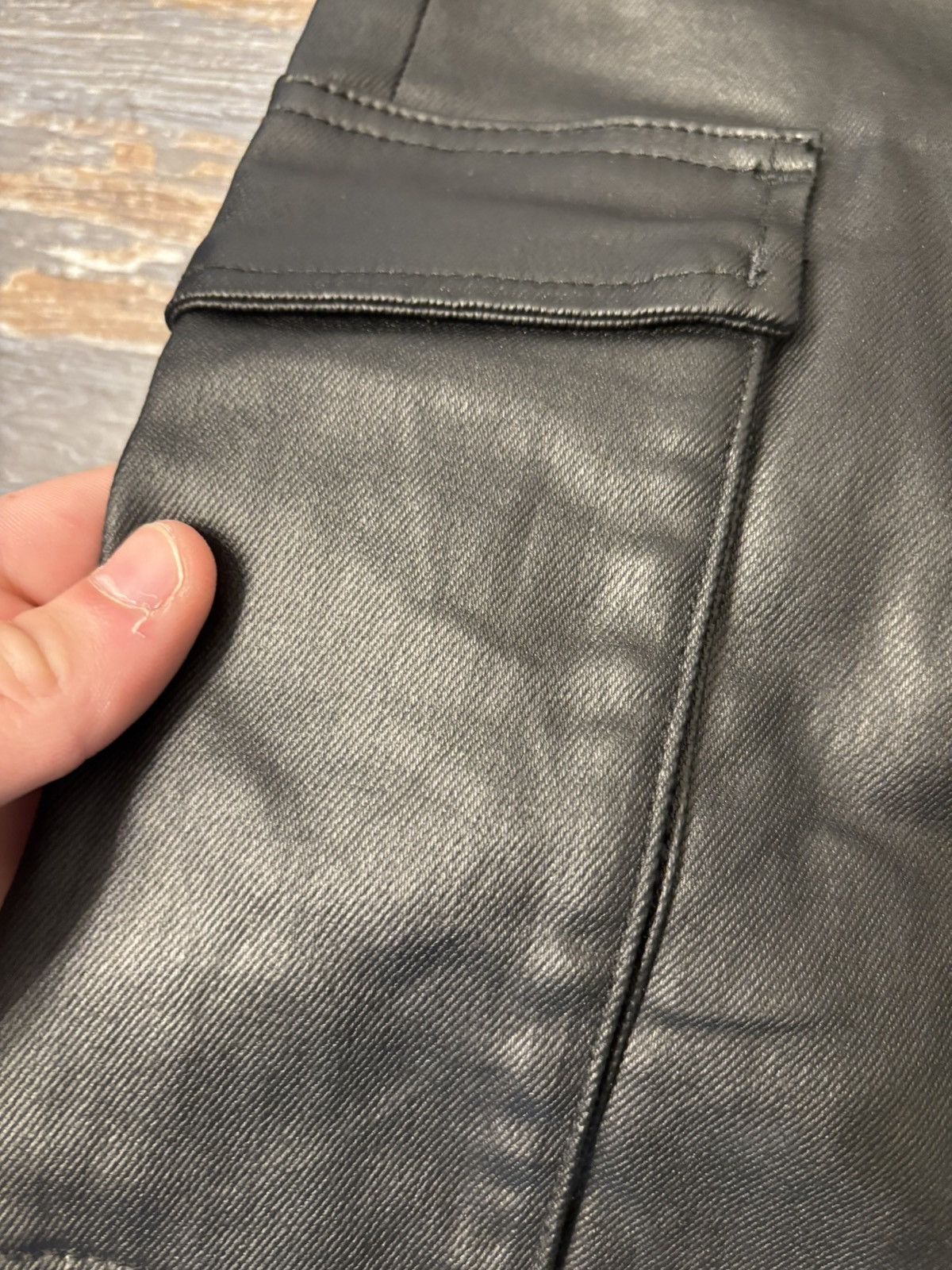 Purple Brand Purple Brand P004 Flared Leathered Denim Size 38 Size US 38 / EU 54 - 4 Thumbnail