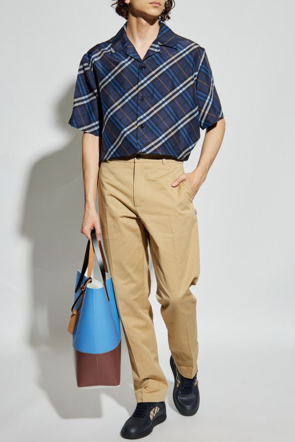 Burberry os11x0226 Diagonal Cecked Shirt in Multicolor Size US XL / EU 56 / 4 - 2 Thumbnail