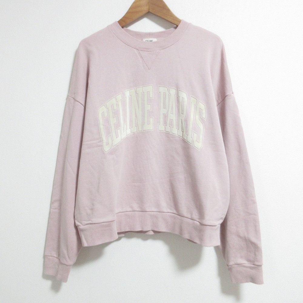 Celine Celine CELINE Cotton Fleece Oversized Sweatshirt Textile Sweatshirts & Hoodies 2Y64G510Z DUTY FREE for USA Size ONE SIZE - 1 Thumbnail