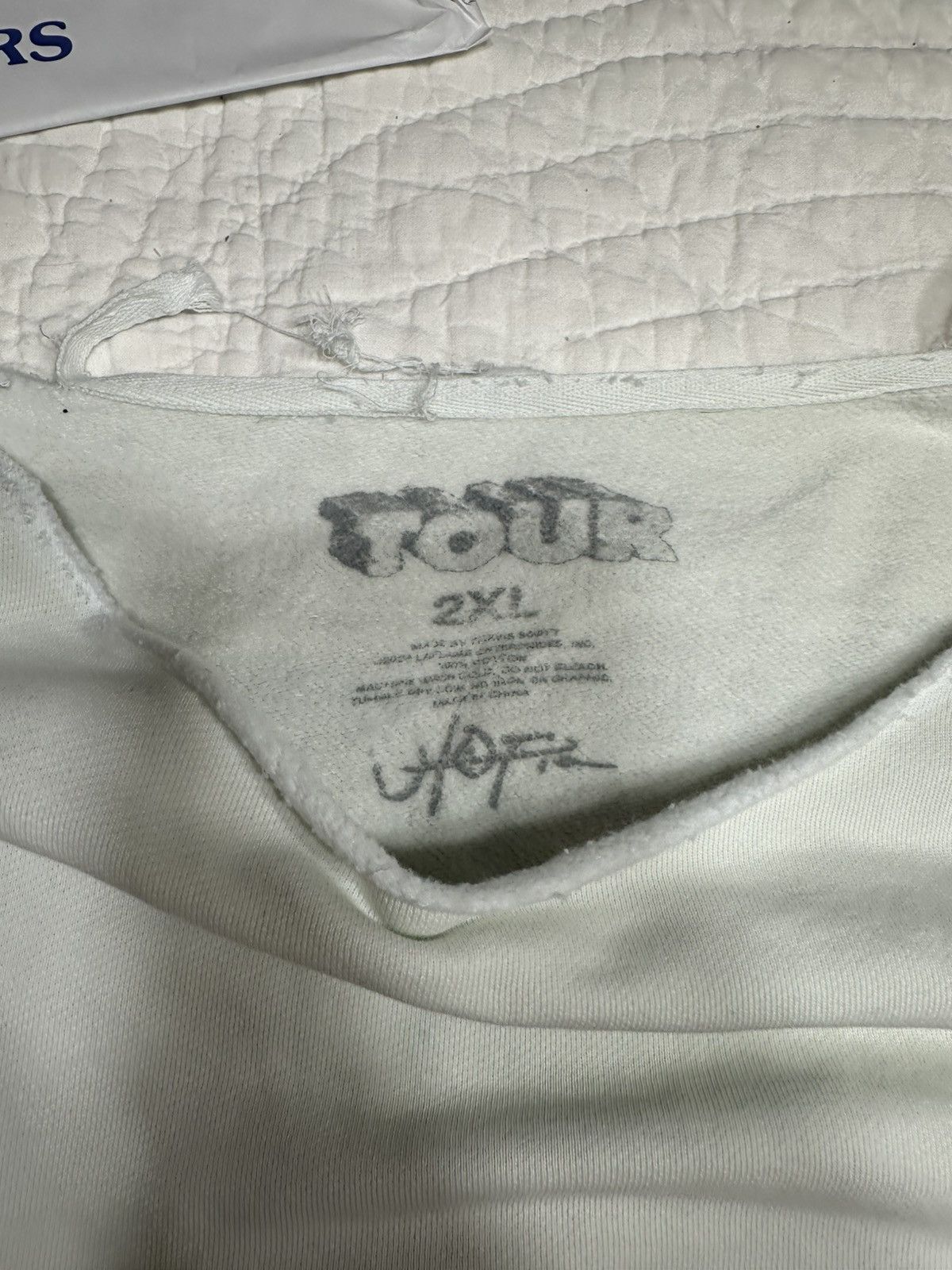 Travis Scott TRAVIS SCOTT UTOPIA TOUR UNFINISHED SAMPLE HOODIE- 2XL Size US XXL / EU 58 / 5 - 2 Thumbnail