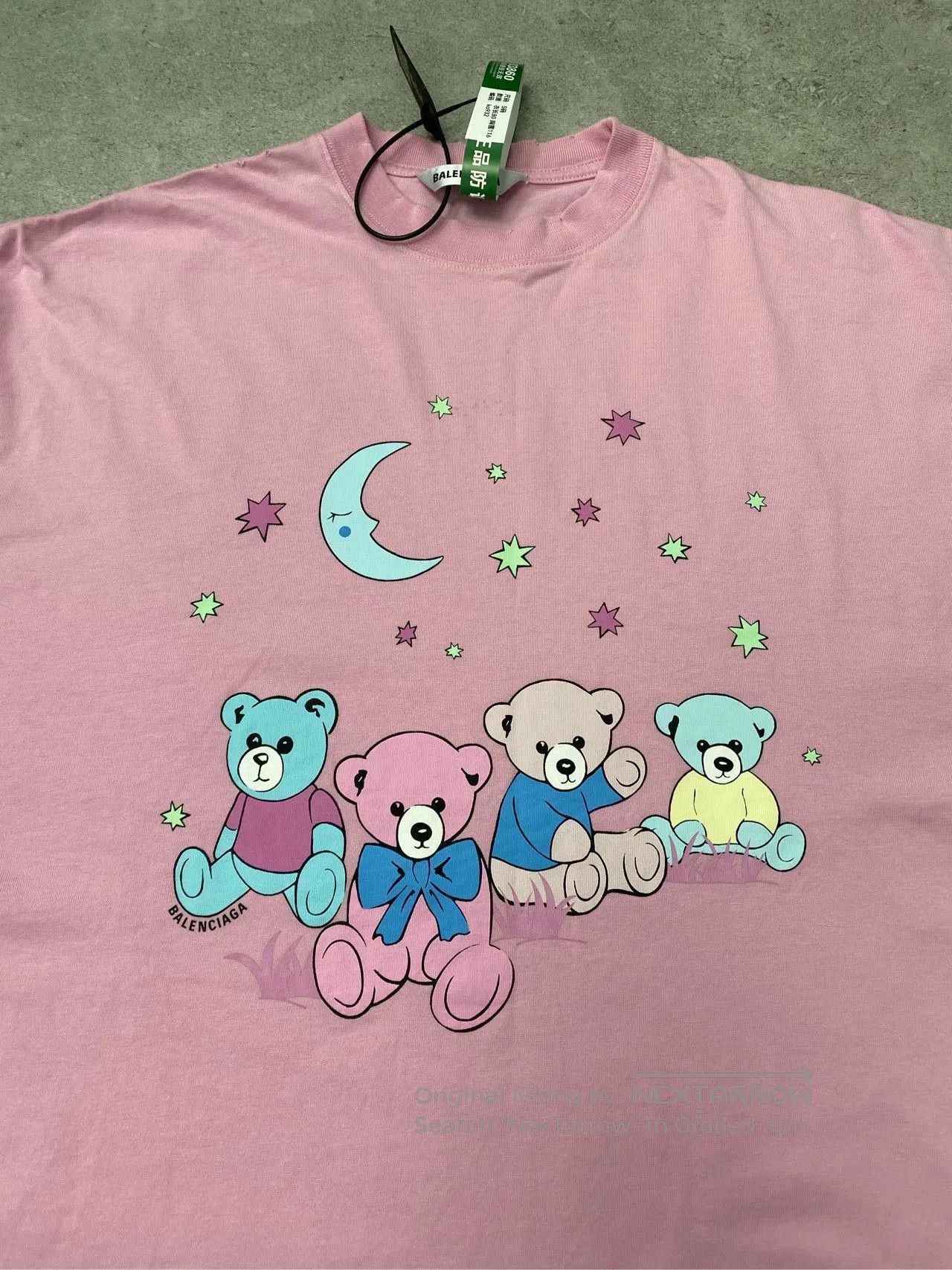 Balenciaga Balenciaga loose long sleeved T-shirt with teddy bear print Size US S / EU 44-46 / 1 - 3 Thumbnail